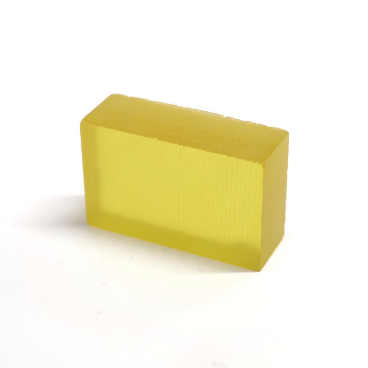 Medium Yellow Czochralski Pulled Sapphire - Grade A - Faceting Rough