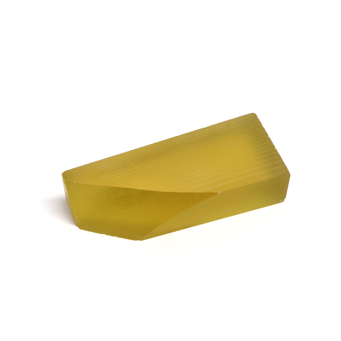 Medium Yellow Czochralski Pulled Sapphire - Grade A - Faceting Rough