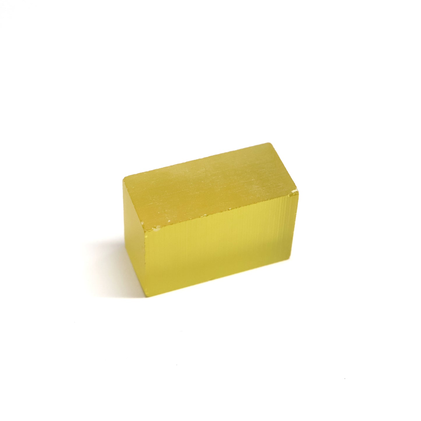 Medium Yellow Czochralski Pulled Sapphire - Grade A - Faceting Rough