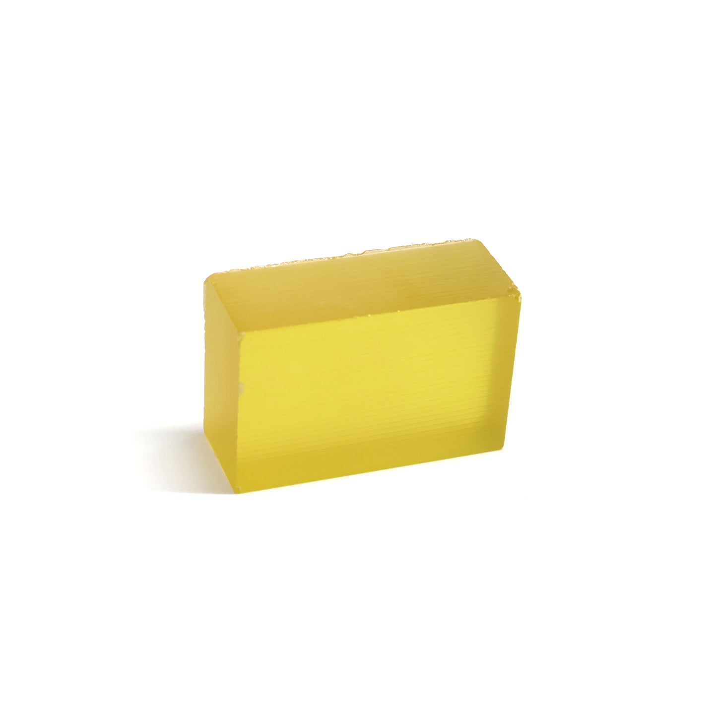 Medium Yellow Czochralski Pulled Sapphire - Grade A - Faceting Rough