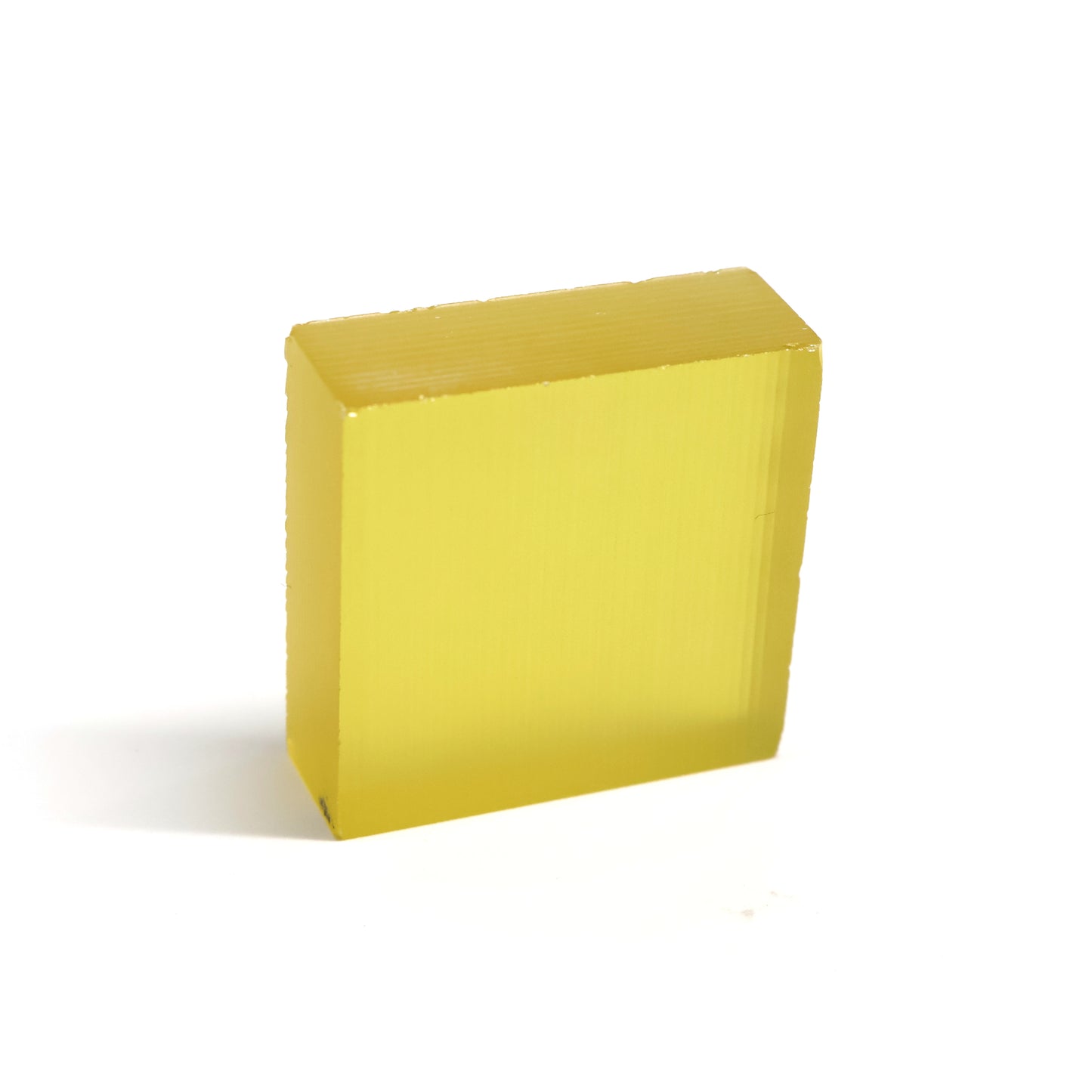 Medium Yellow Czochralski Pulled Sapphire - Grade A - Faceting Rough