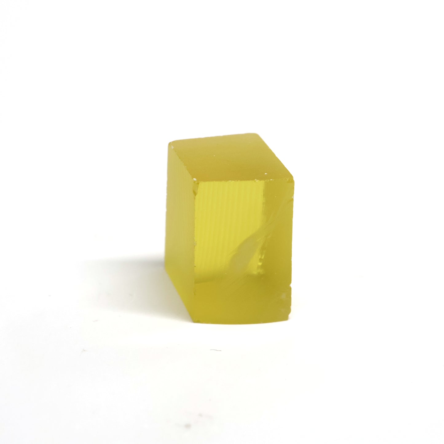 Medium Yellow Czochralski Pulled Sapphire - Grade A - Faceting Rough