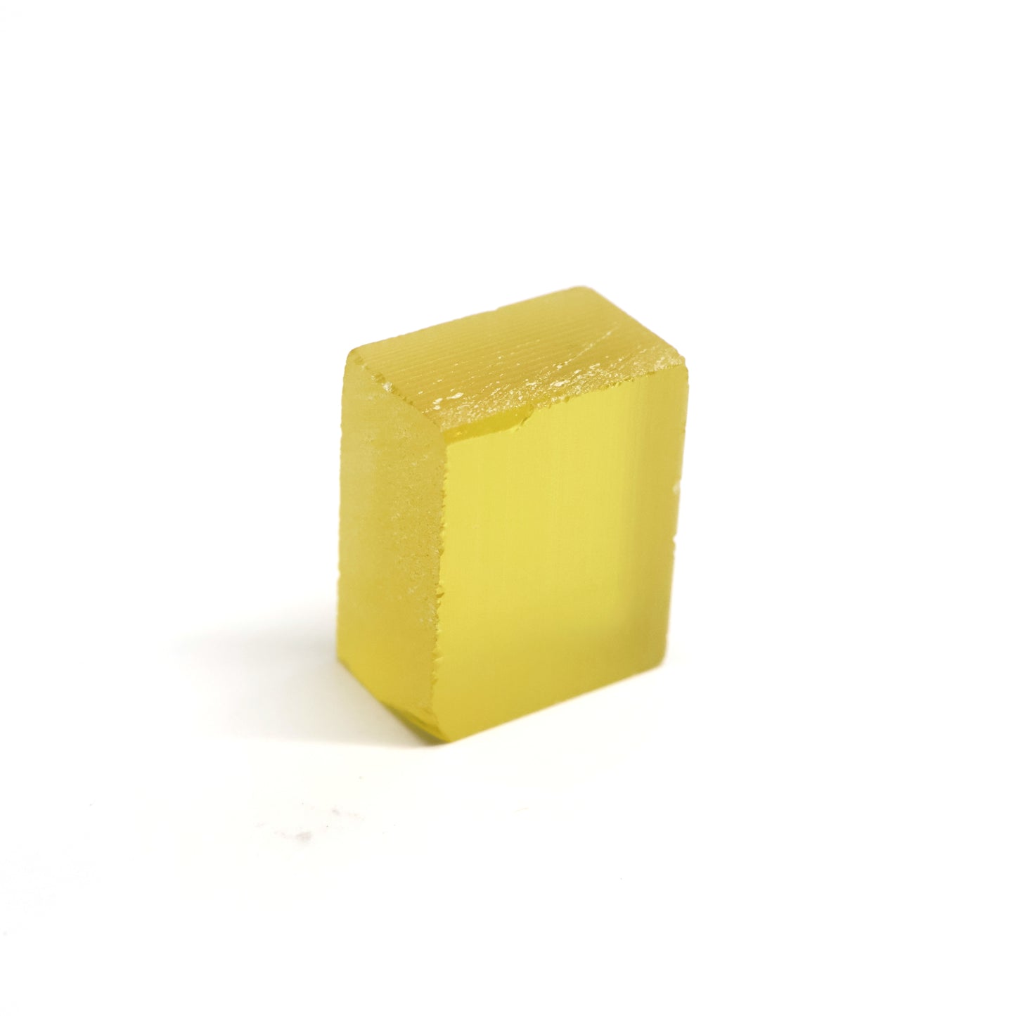Medium Yellow Czochralski Pulled Sapphire - Grade A - Faceting Rough