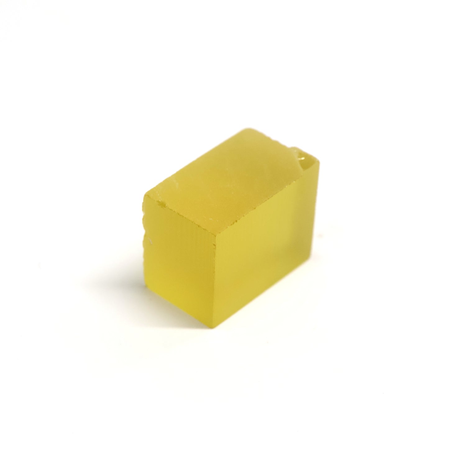 Medium Yellow Czochralski Pulled Sapphire - Grade A - Faceting Rough