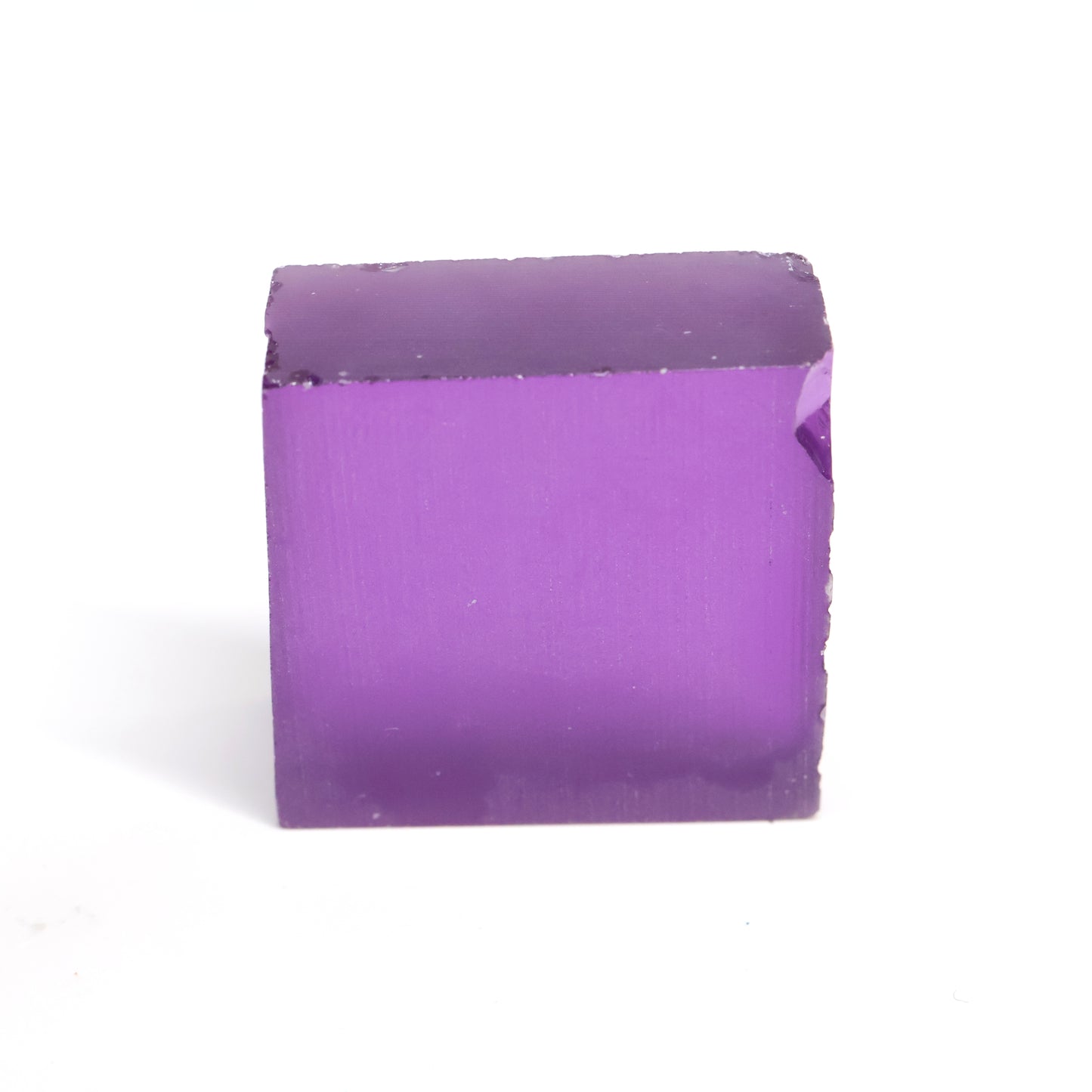 Purple Czochralski Pulled Sapphire (Bluish Hue) - Grade A - Faceting Rough
