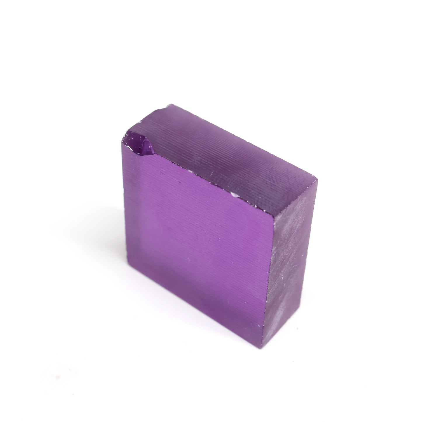Purple Czochralski Pulled Sapphire (Bluish Hue) - Grade A - Faceting Rough