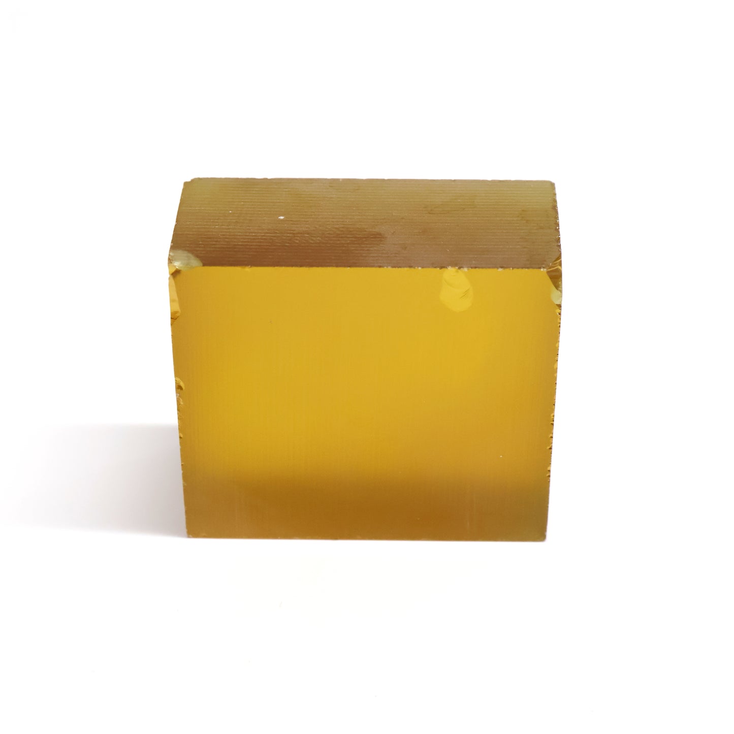 Dark Yellow Czochralski Pulled Sapphire - Grade A - Faceting Rough
