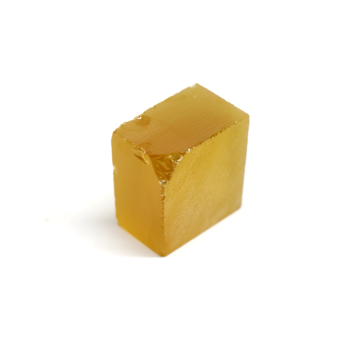 Dark Yellow Czochralski Pulled Sapphire - Grade A - Faceting Rough