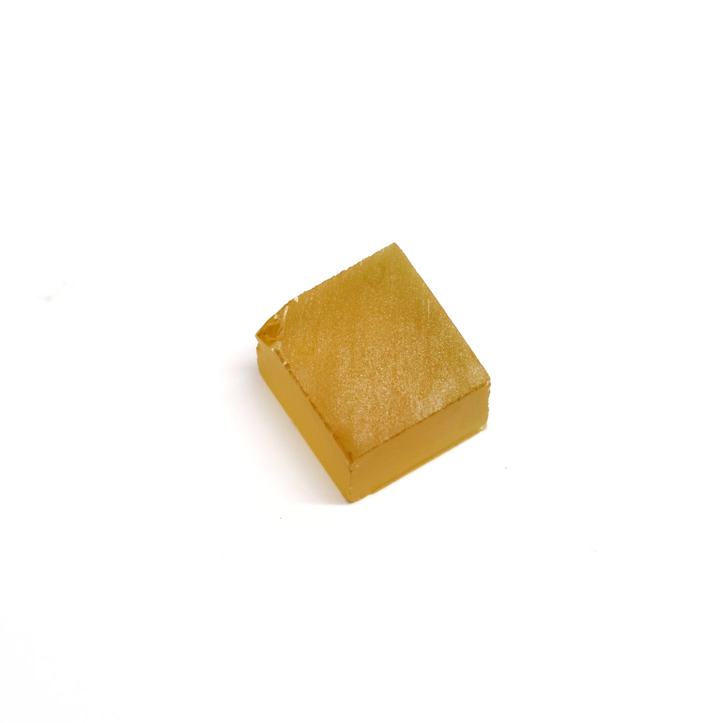 Dark Yellow Czochralski Pulled Sapphire - Grade A - Faceting Rough