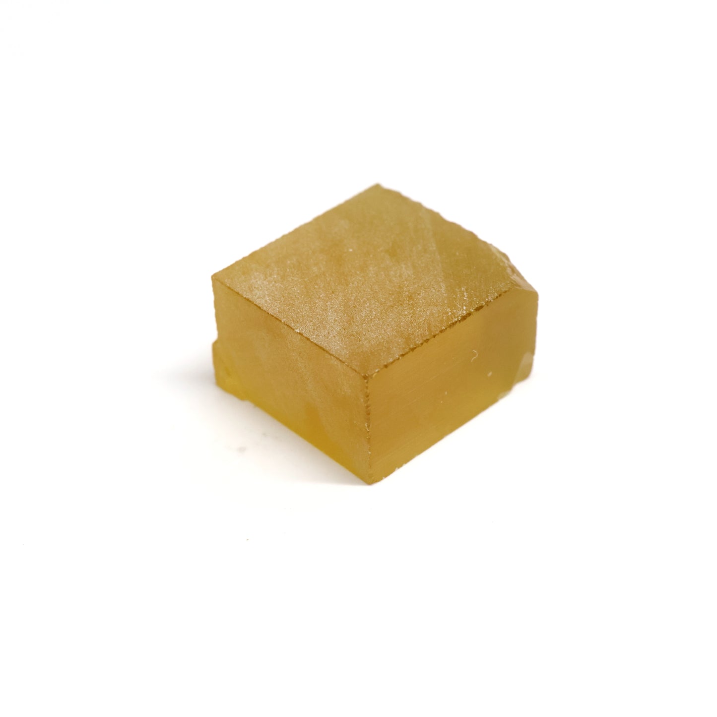 Dark Yellow Czochralski Pulled Sapphire - Grade A - Faceting Rough