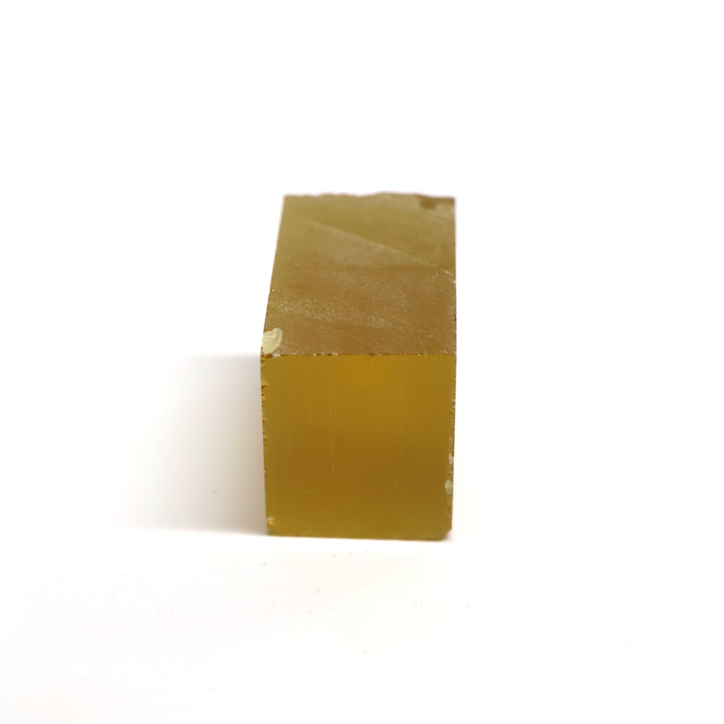 Dark Yellow Czochralski Pulled Sapphire - Grade A - Faceting Rough
