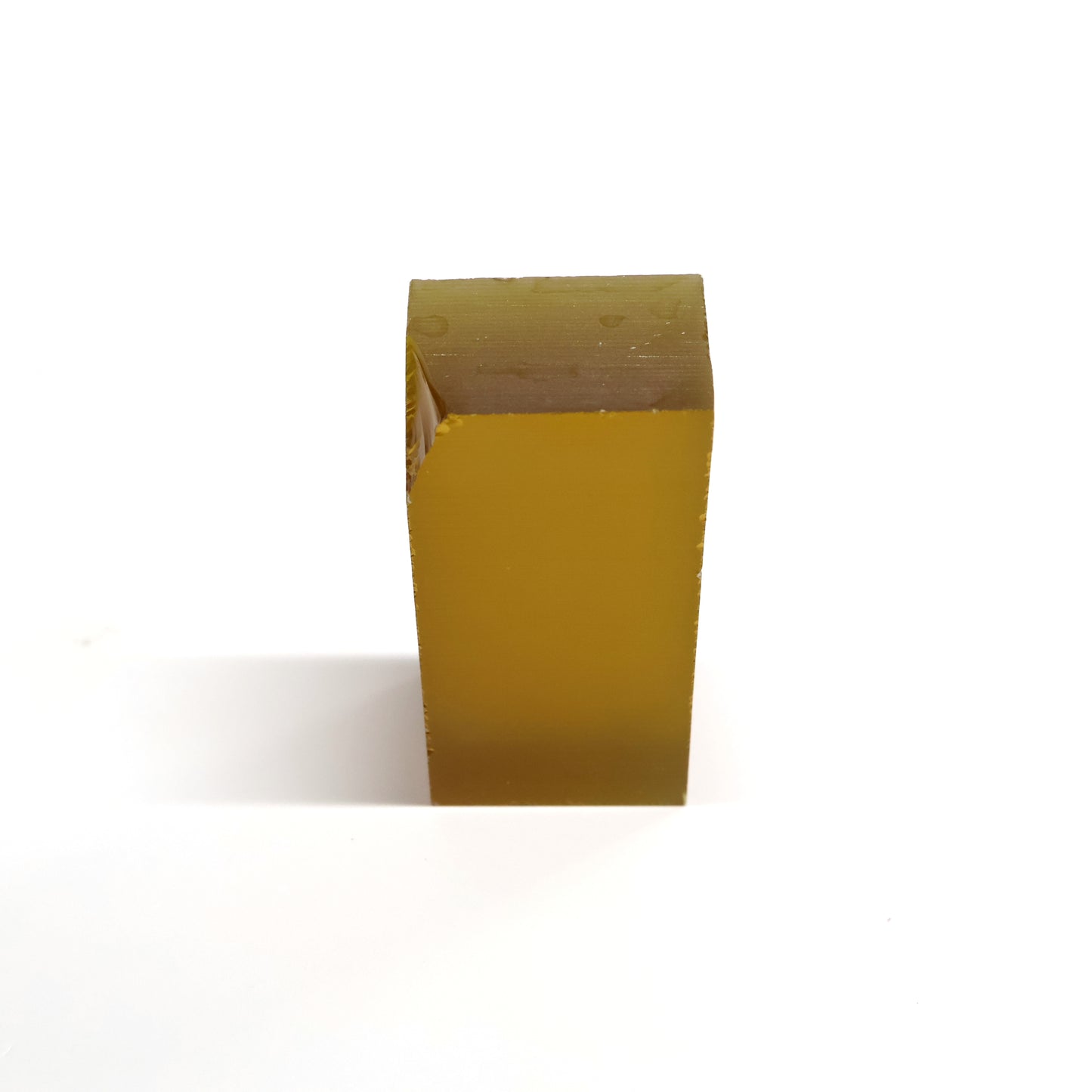 Dark Yellow Czochralski Pulled Sapphire - Grade A - Faceting Rough