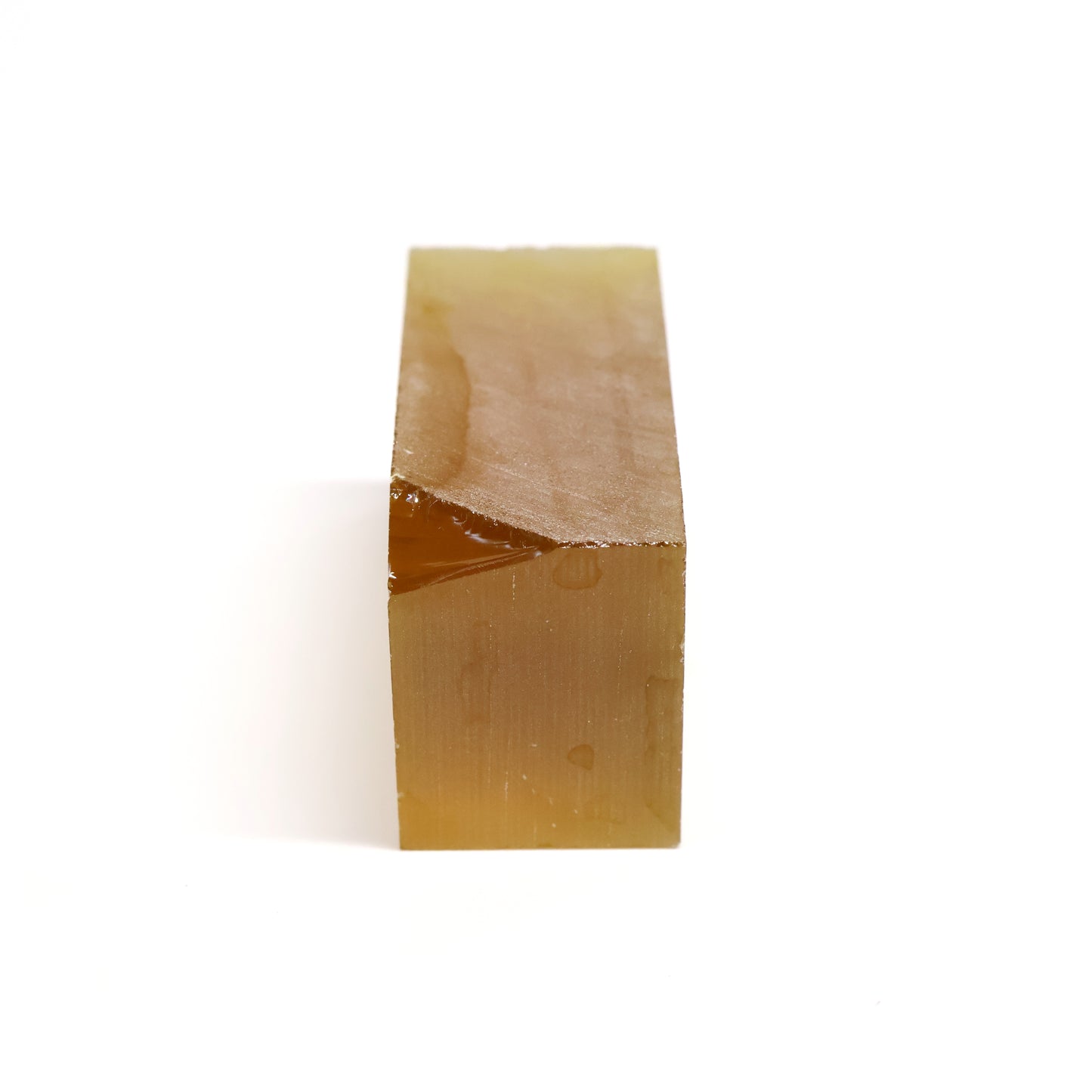 Dark Yellow Czochralski Pulled Sapphire - Grade A - Faceting Rough