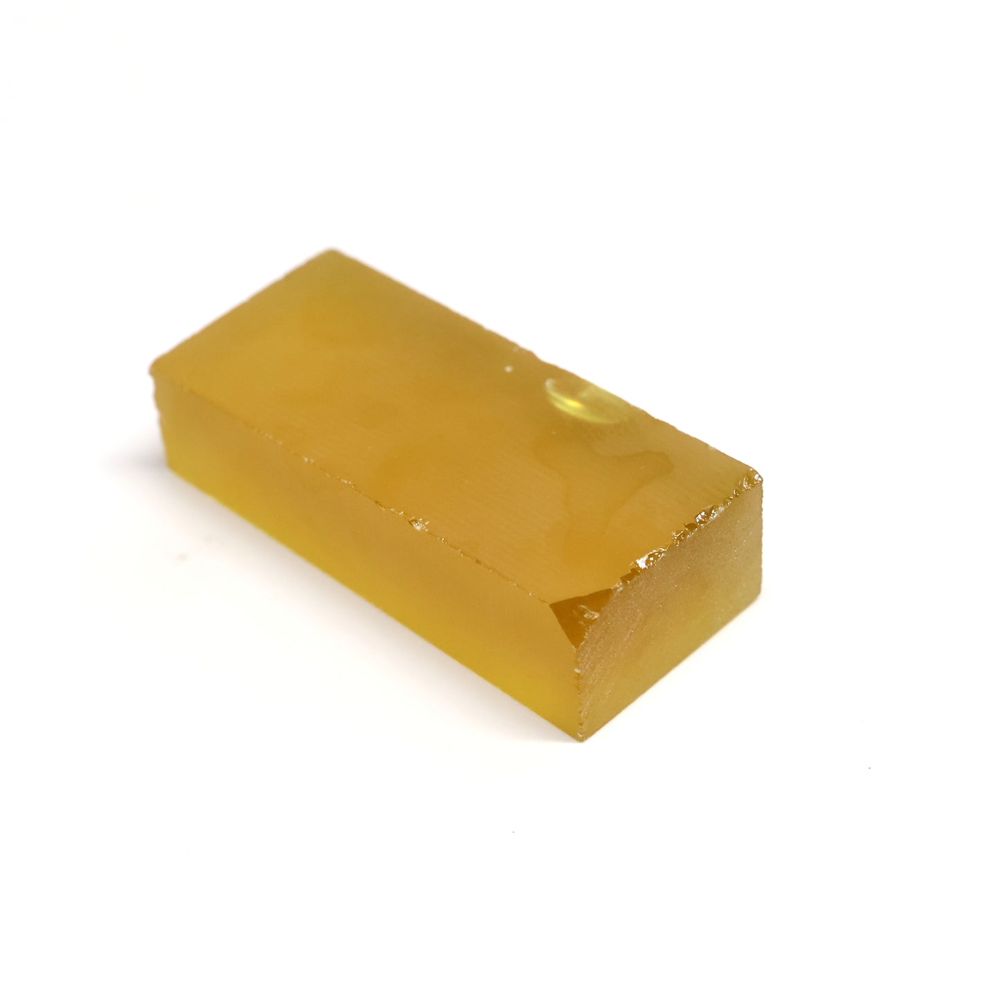 Dark Yellow Czochralski Pulled Sapphire - Grade A - Faceting Rough