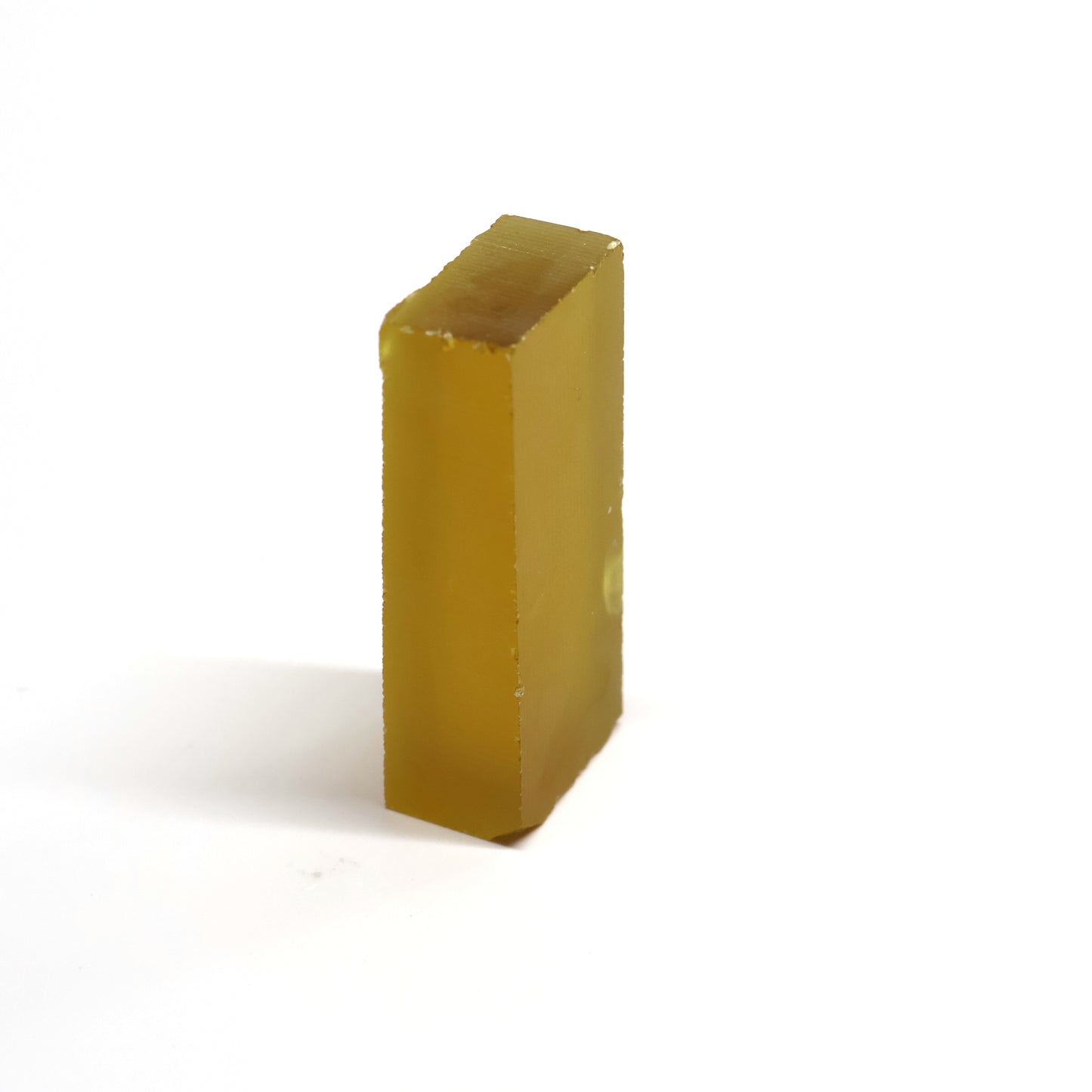 Dark Yellow Czochralski Pulled Sapphire - Grade A - Faceting Rough