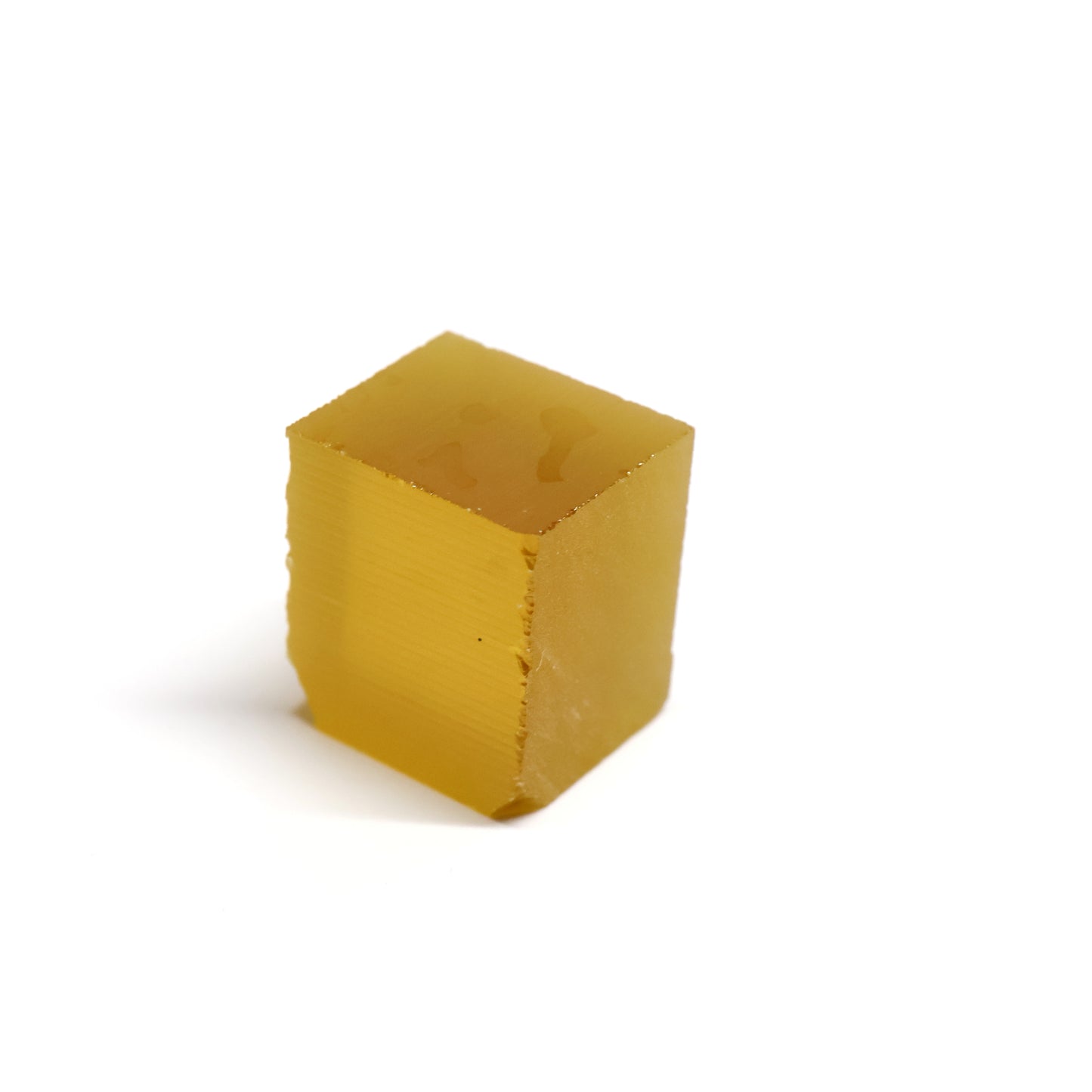 Dark Yellow Czochralski Pulled Sapphire - Grade A - Faceting Rough
