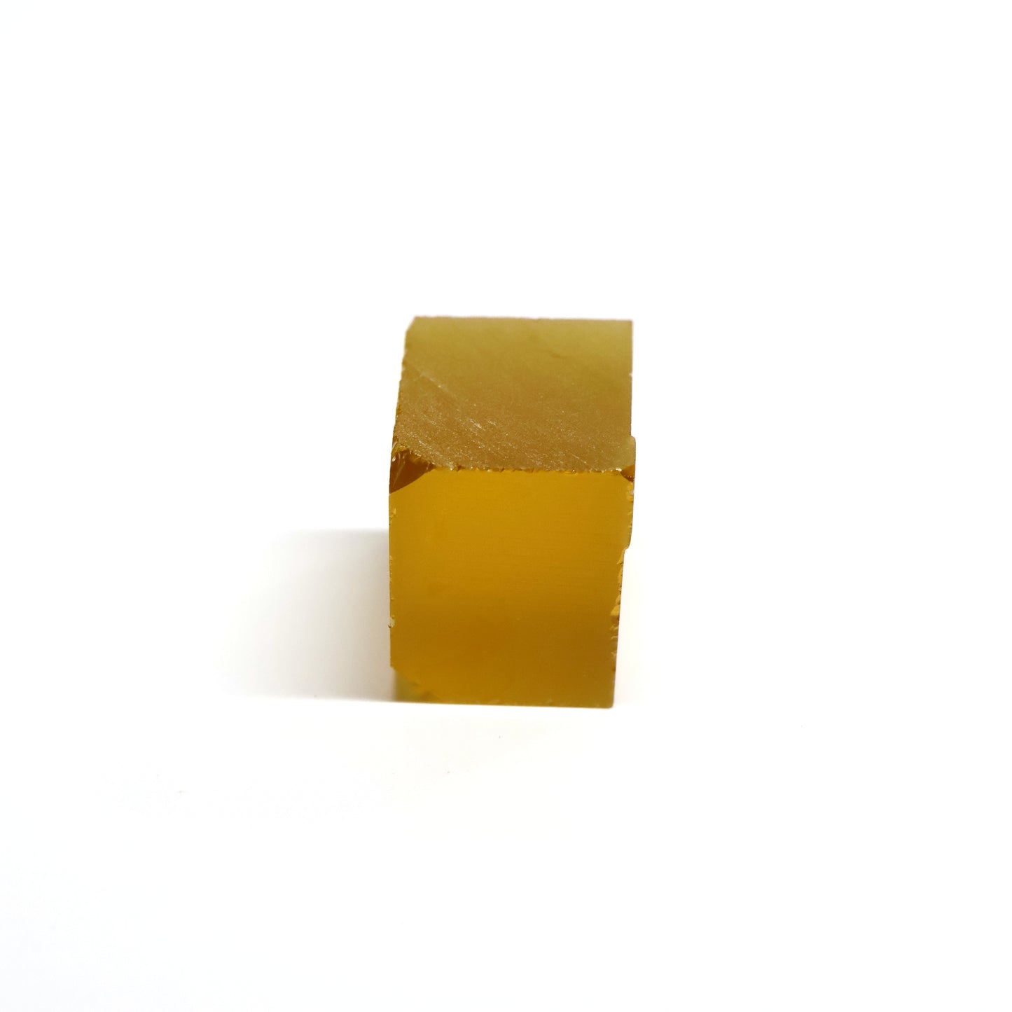 Dark Yellow Czochralski Pulled Sapphire - Grade A - Faceting Rough
