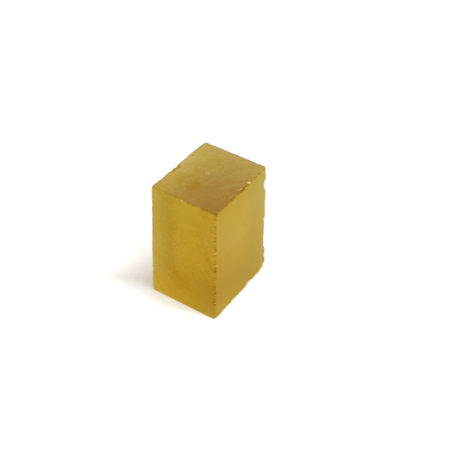 Dark Yellow Czochralski Pulled Sapphire - Grade A - Faceting Rough