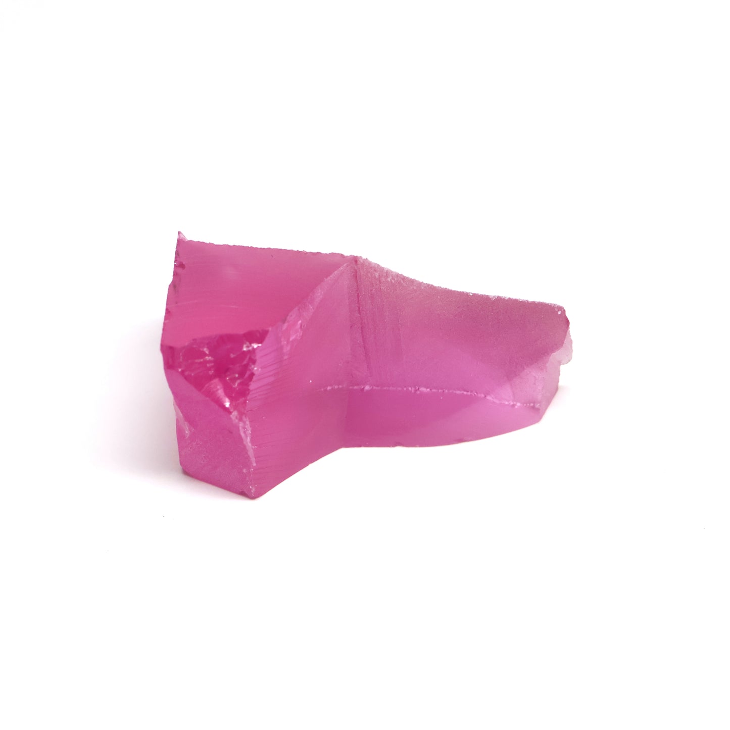 Pink Czochralski Pulled Sapphire - Grade A - Faceting Rough