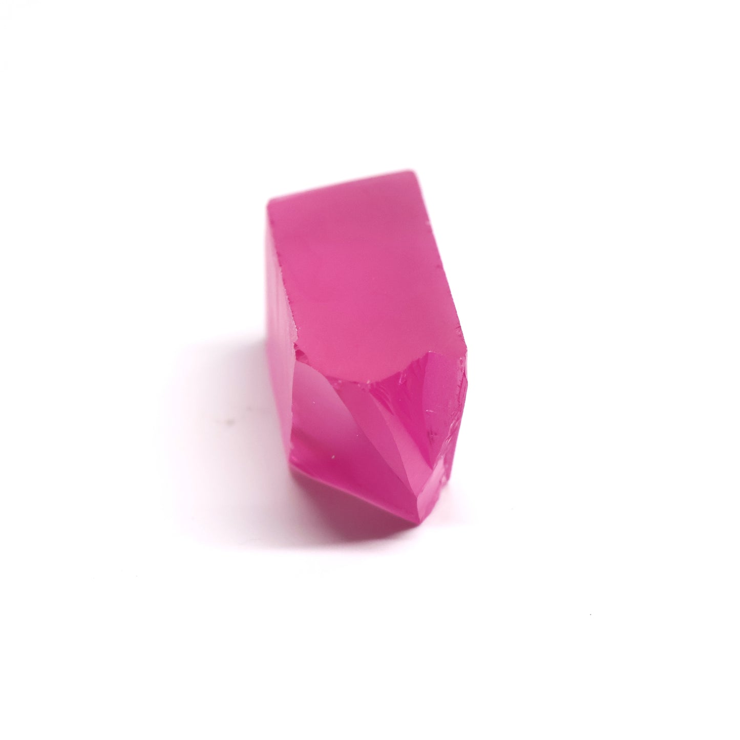 Pink Czochralski Pulled Sapphire - Grade A - Faceting Rough