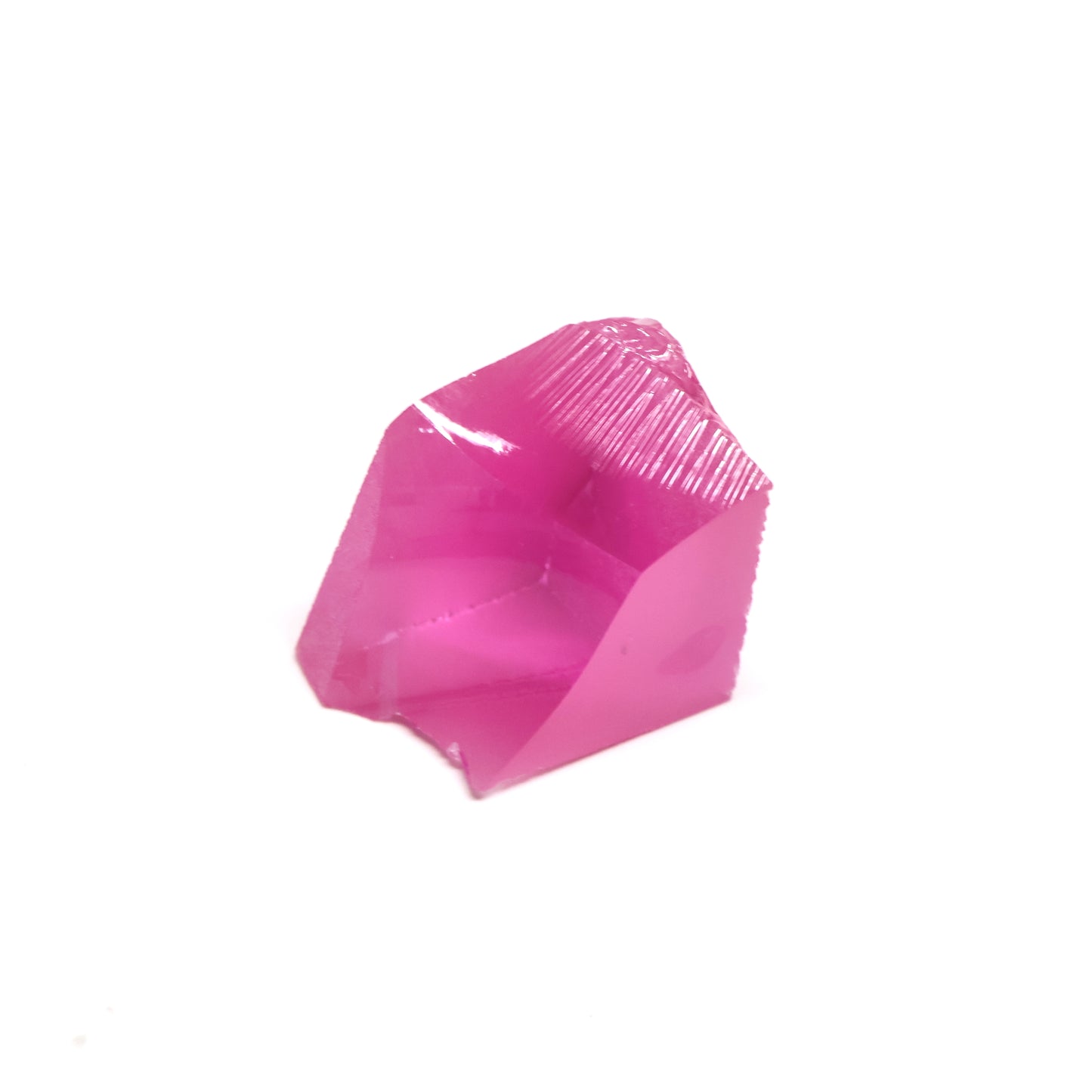 Pink Czochralski Pulled Sapphire - Grade A - Faceting Rough
