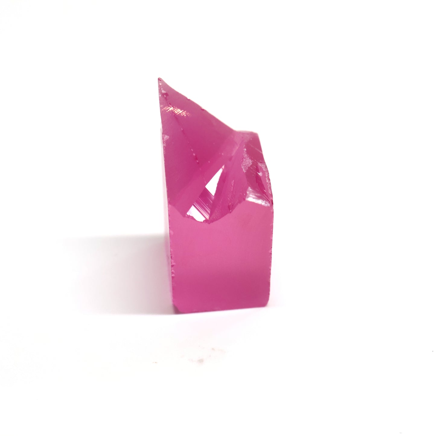 Pink Czochralski Pulled Sapphire - Grade A - Faceting Rough
