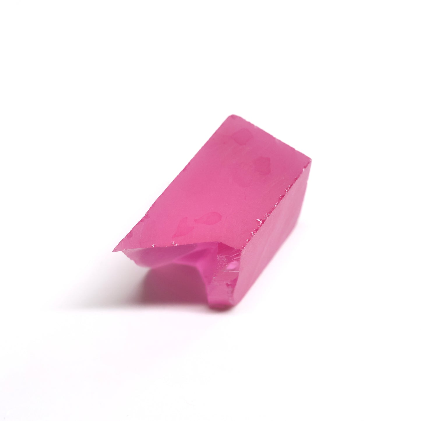 Pink Czochralski Pulled Sapphire - Grade A - Faceting Rough