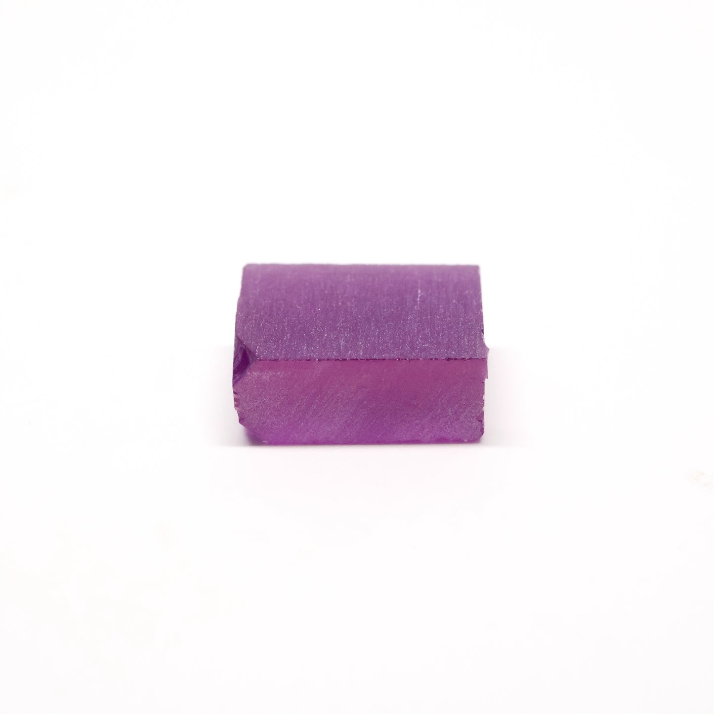 Purple Czochralski Pulled Sapphire (Reddish Hue) - Grade A - Faceting Rough