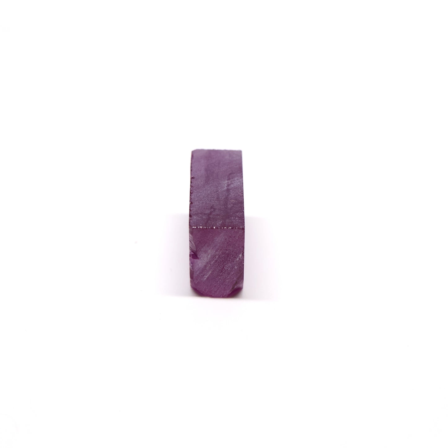 Purple Czochralski Pulled Sapphire (Reddish Hue) - Grade A - Faceting Rough