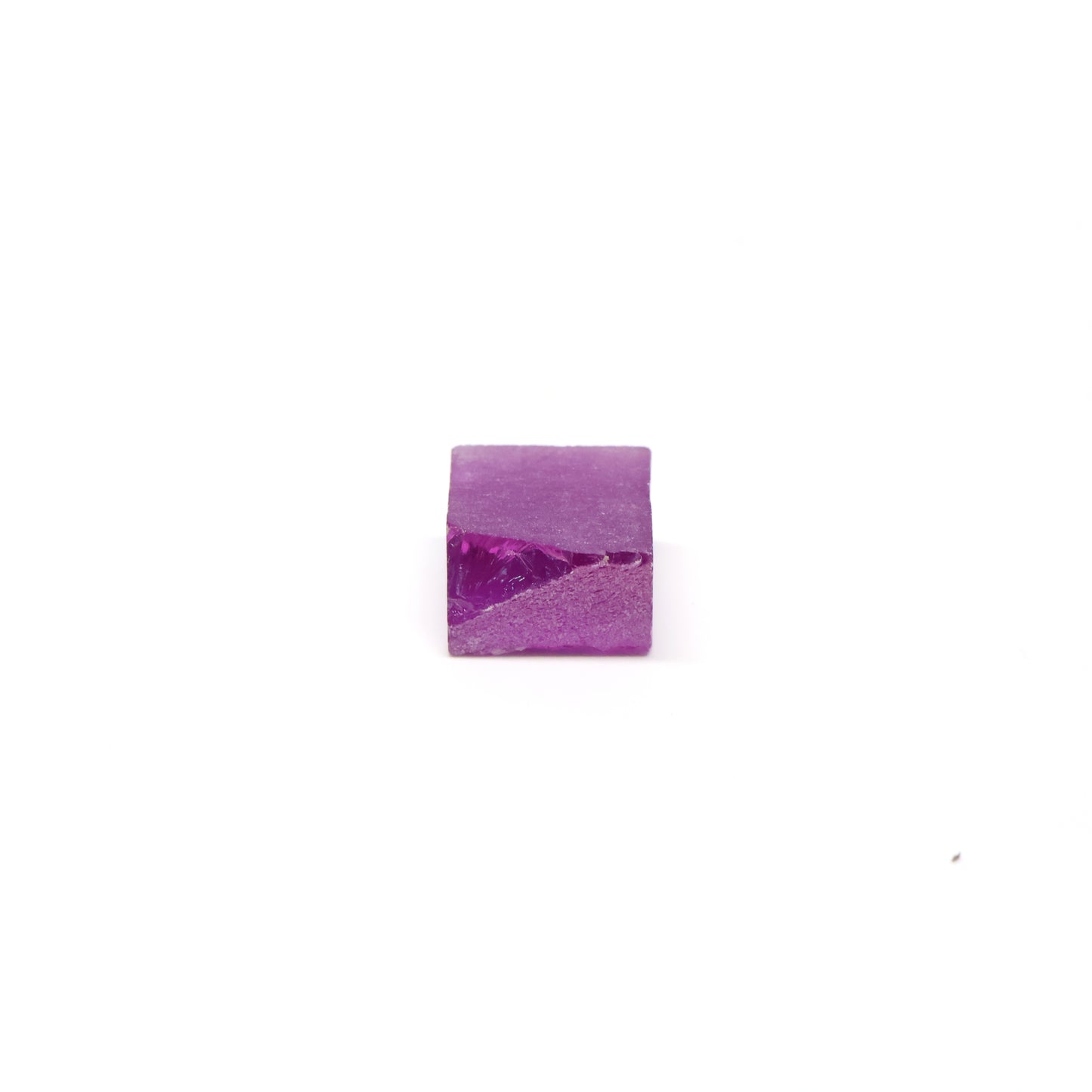 Purple Czochralski Pulled Sapphire (Reddish Hue) - Grade A - Faceting Rough