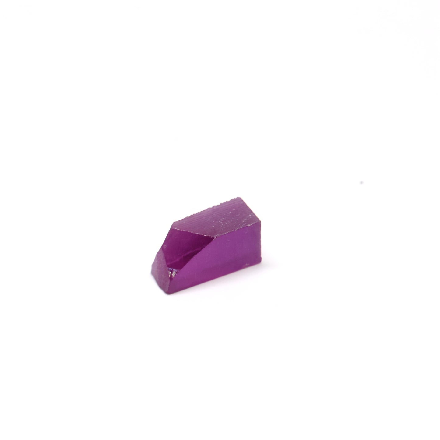 Purple Czochralski Pulled Sapphire (Reddish Hue) - Grade A - Faceting Rough