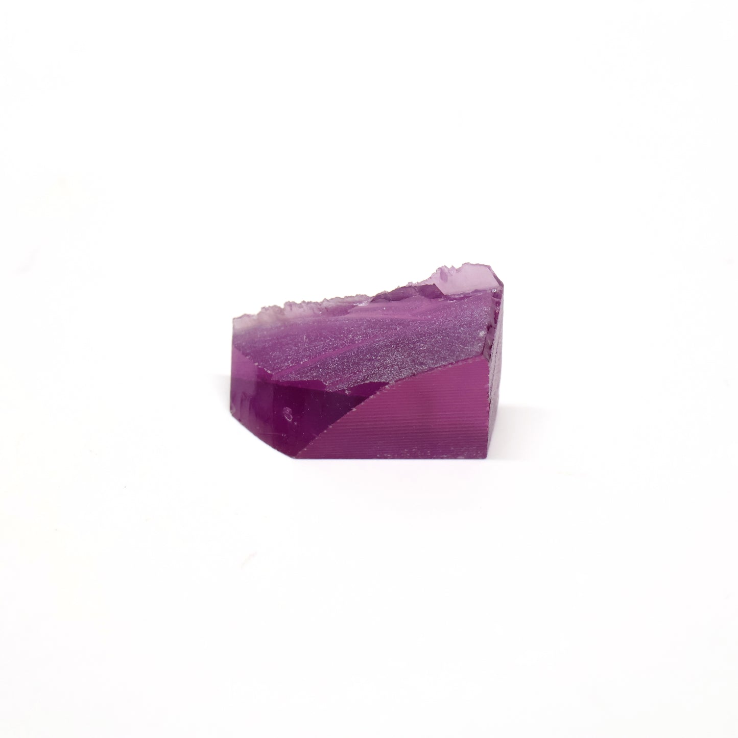 Purple Czochralski Pulled Sapphire (Reddish Hue) - Grade A - Faceting Rough