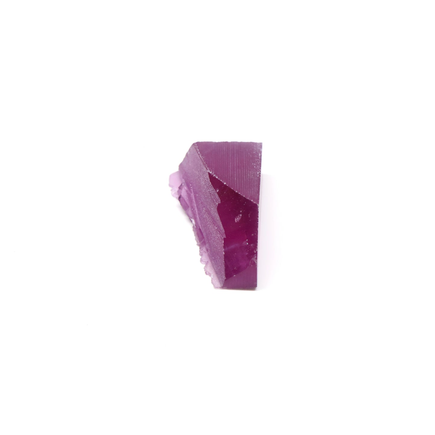 Purple Czochralski Pulled Sapphire (Reddish Hue) - Grade A - Faceting Rough