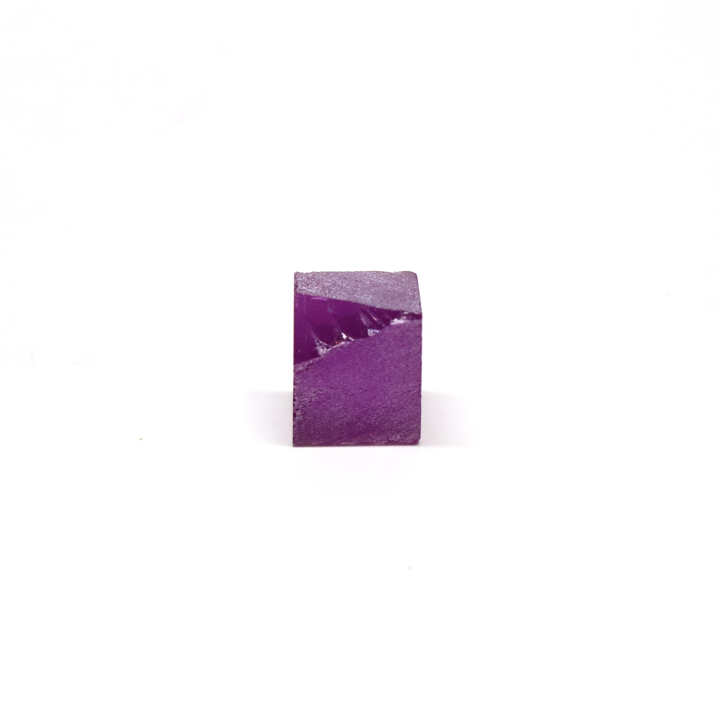 Purple Czochralski Pulled Sapphire (Reddish Hue) - Grade A - Faceting Rough