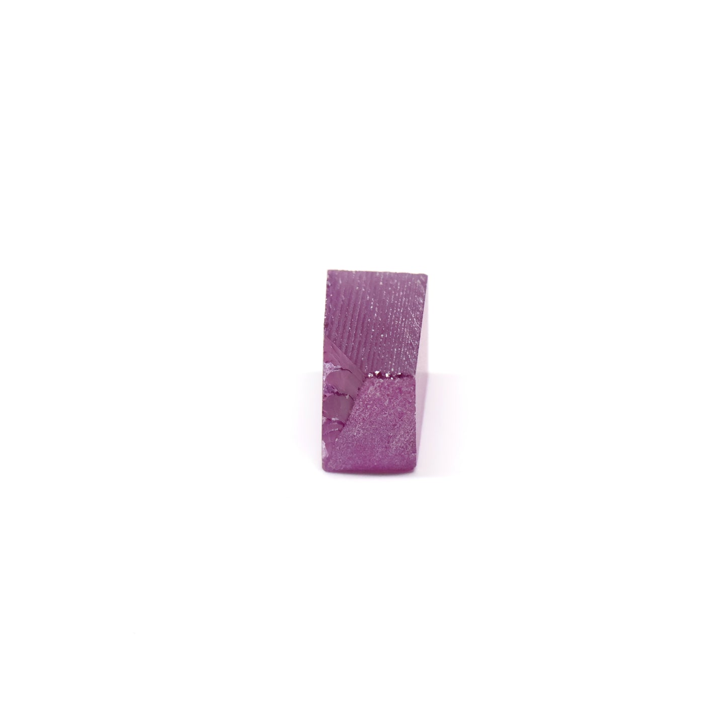 Purple Czochralski Pulled Sapphire (Reddish Hue) - Grade A - Faceting Rough
