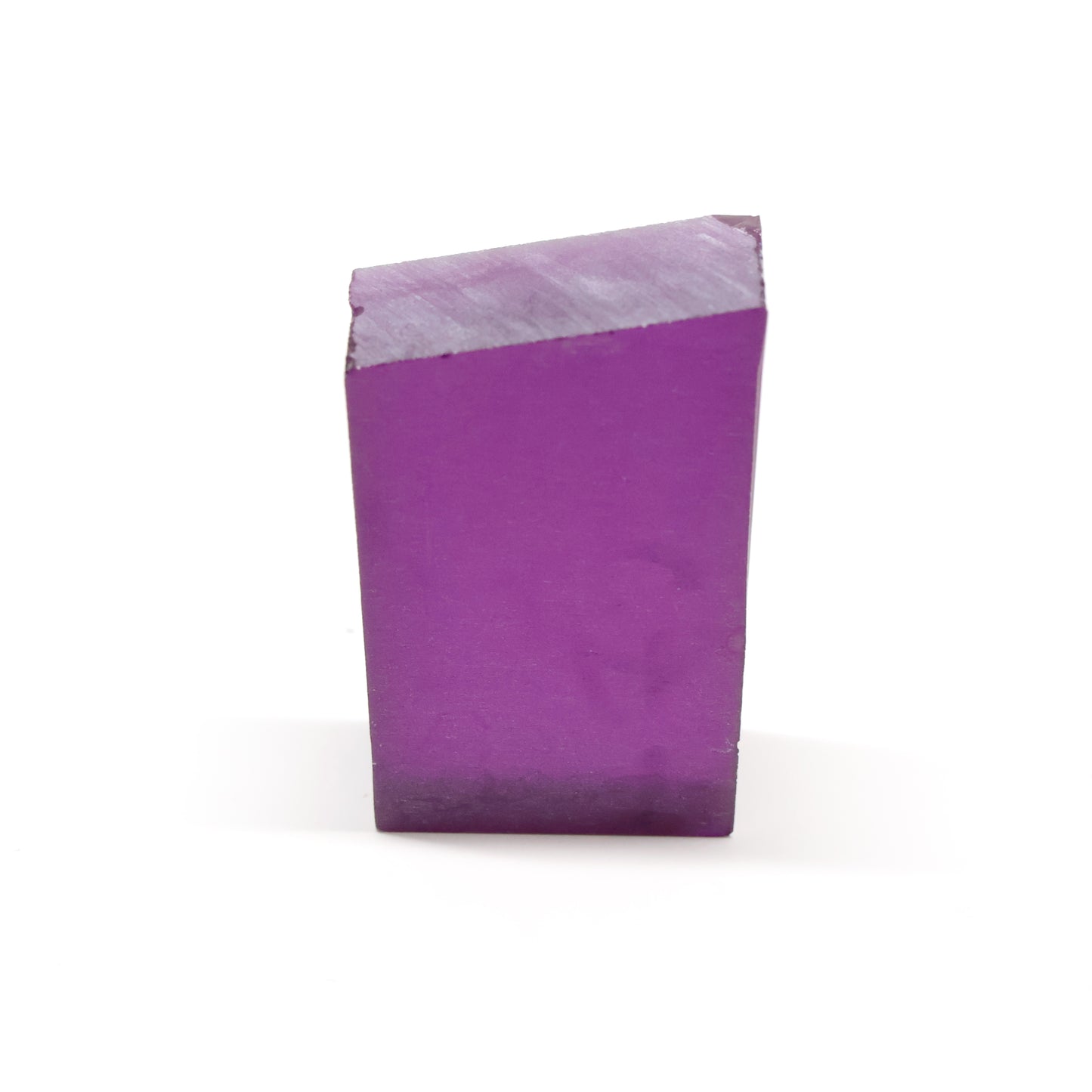 Purple Czochralski Pulled Sapphire (Reddish Hue) - Grade A - Faceting Rough