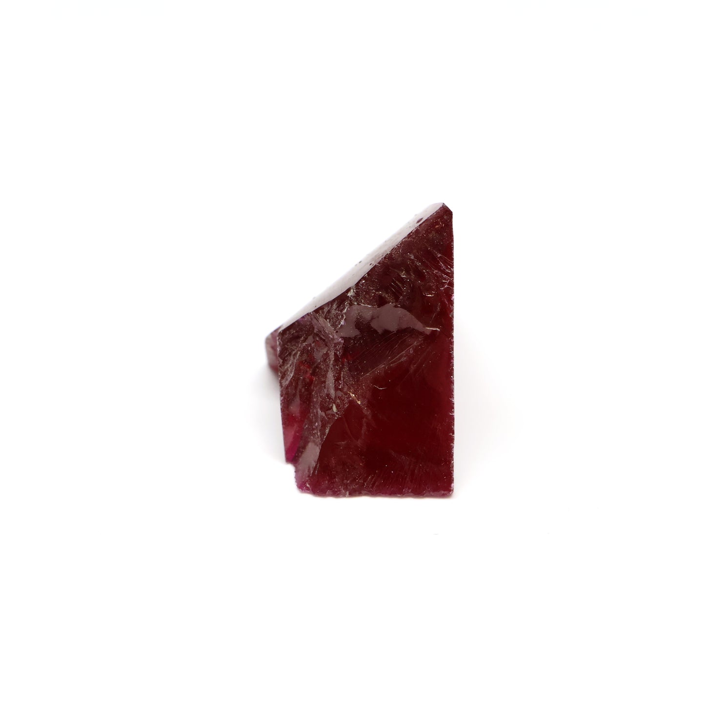 Pigeon Blood Red  Czochralski Pulled Ruby - Grade A - Faceting Rough