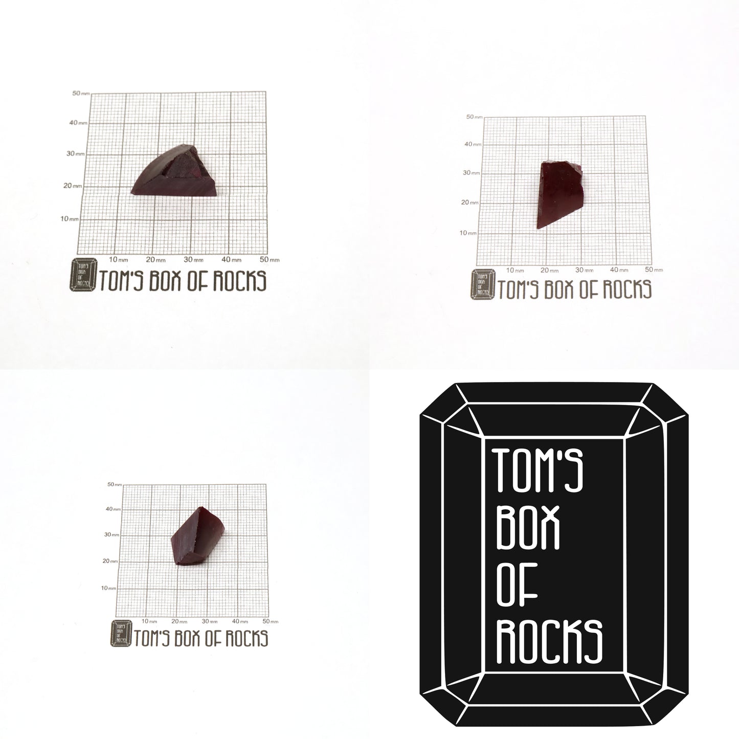 Pigeon Blood Red  Czochralski Pulled Ruby - Grade A - Faceting Rough