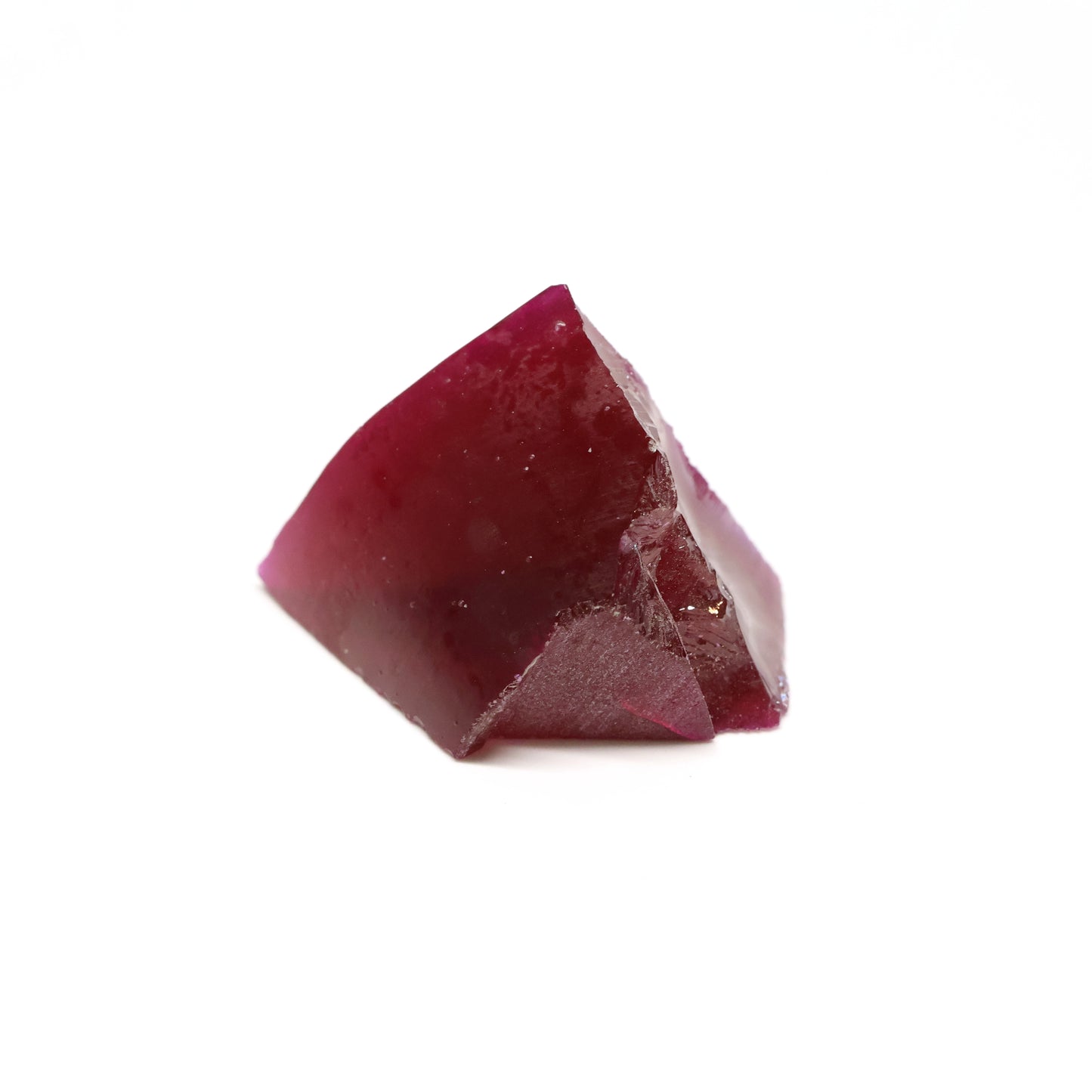 Pigeon Blood Red  Czochralski Pulled Ruby - Grade A - Faceting Rough