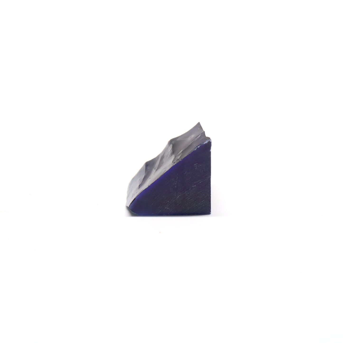 Dark Blue Czochralski Pulled Sapphire - Grade A - Faceting Rough