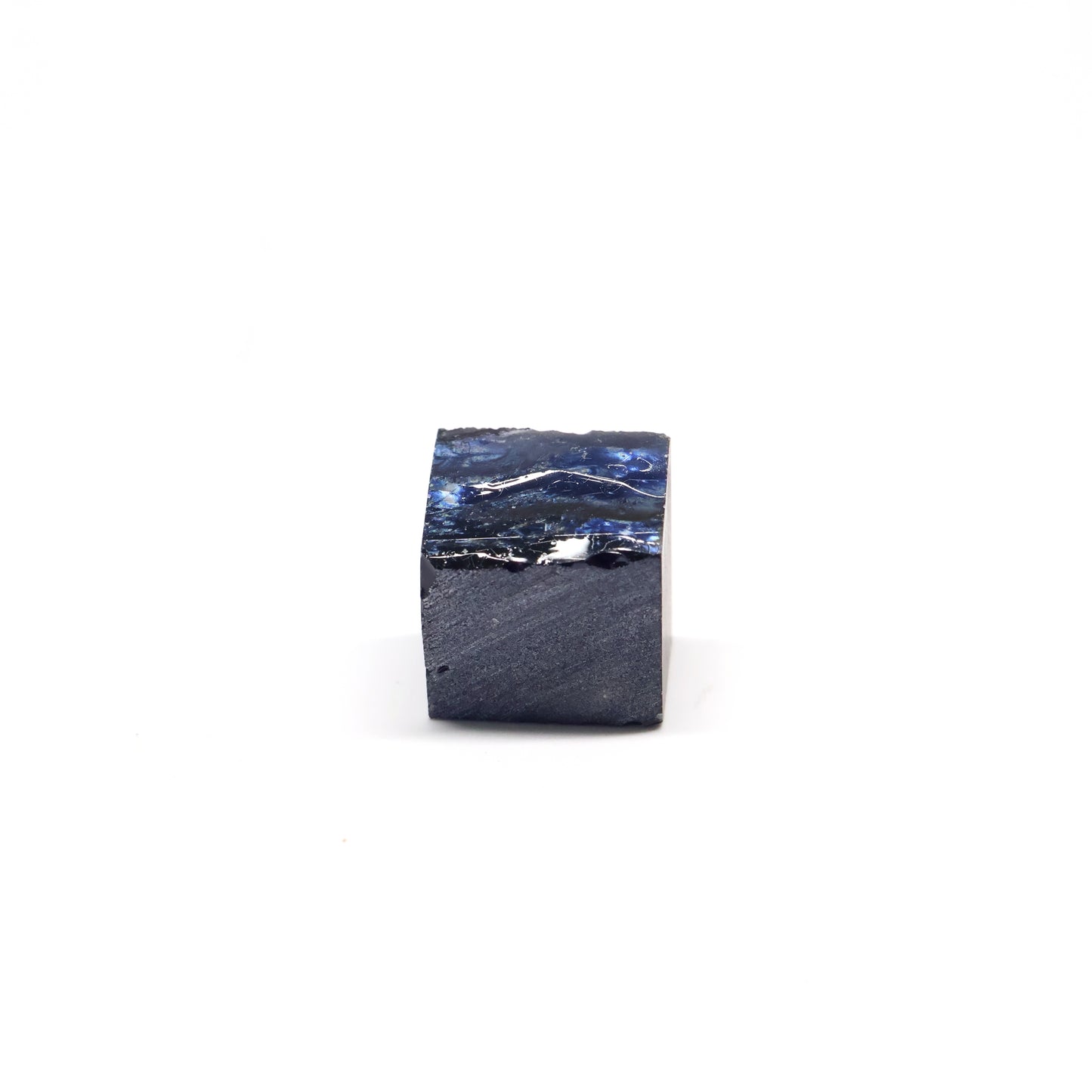 Dark Blue Czochralski Pulled Sapphire - Grade A - Faceting Rough