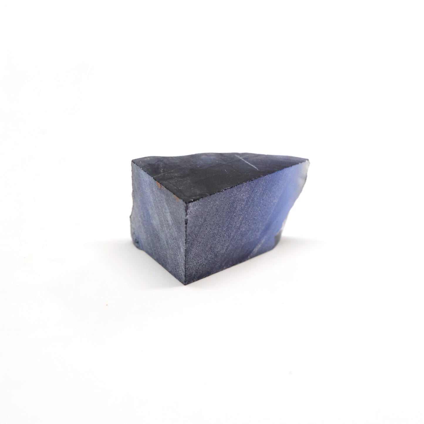 Dark Blue Czochralski Pulled Sapphire - Grade A - Faceting Rough