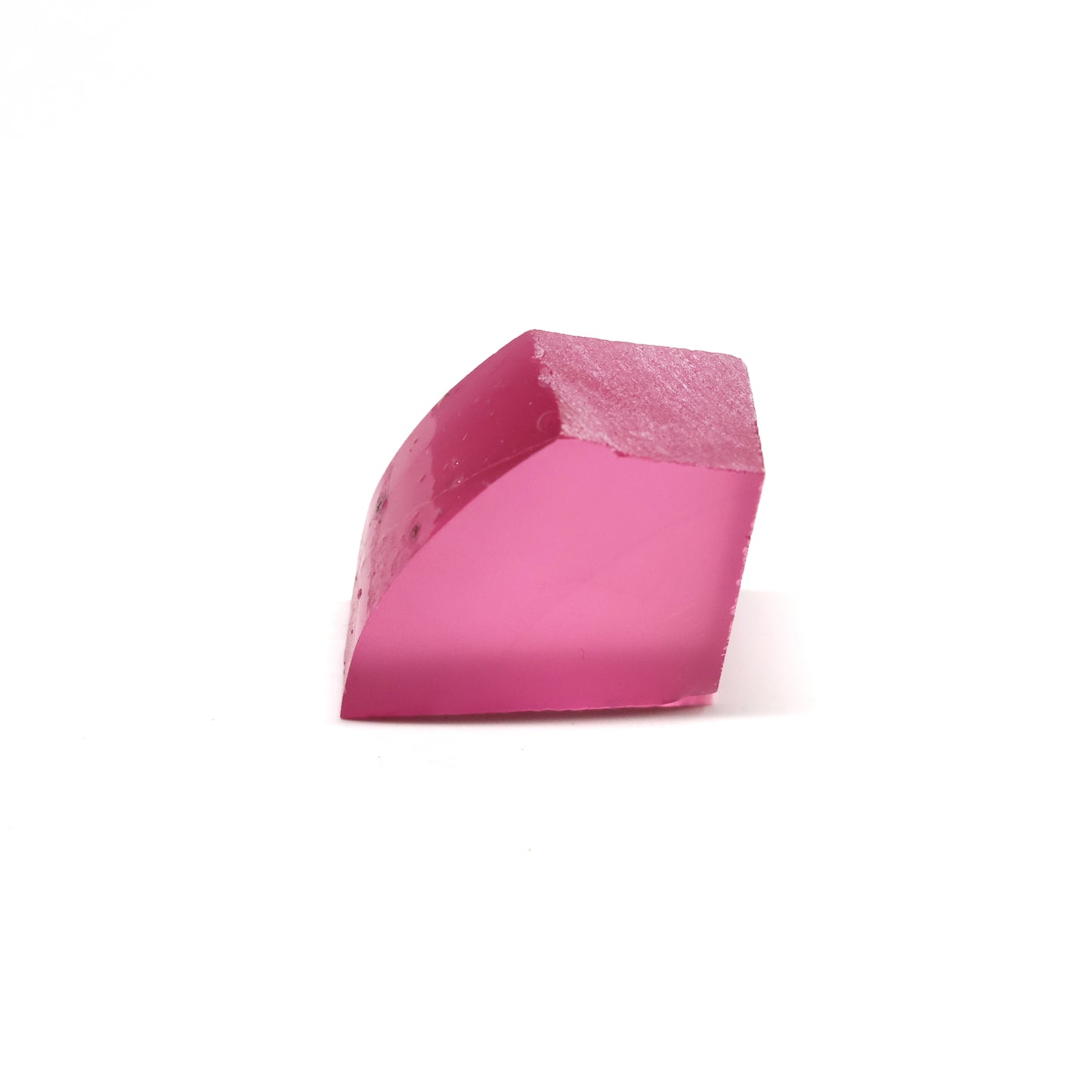 Pink Czochralski Pulled Sapphire - Grade A - Faceting Rough
