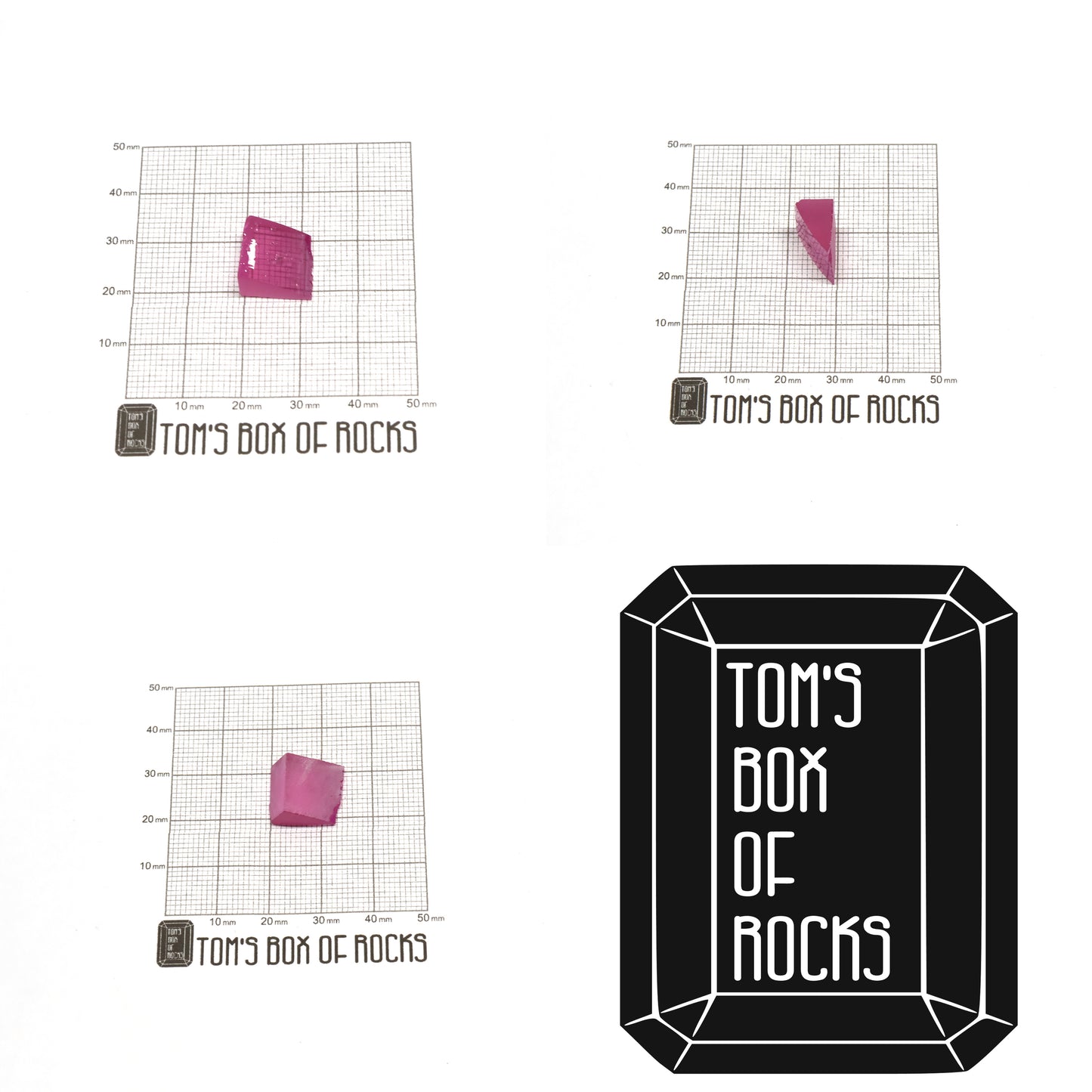 Pink Czochralski Pulled Sapphire - Grade A - Faceting Rough