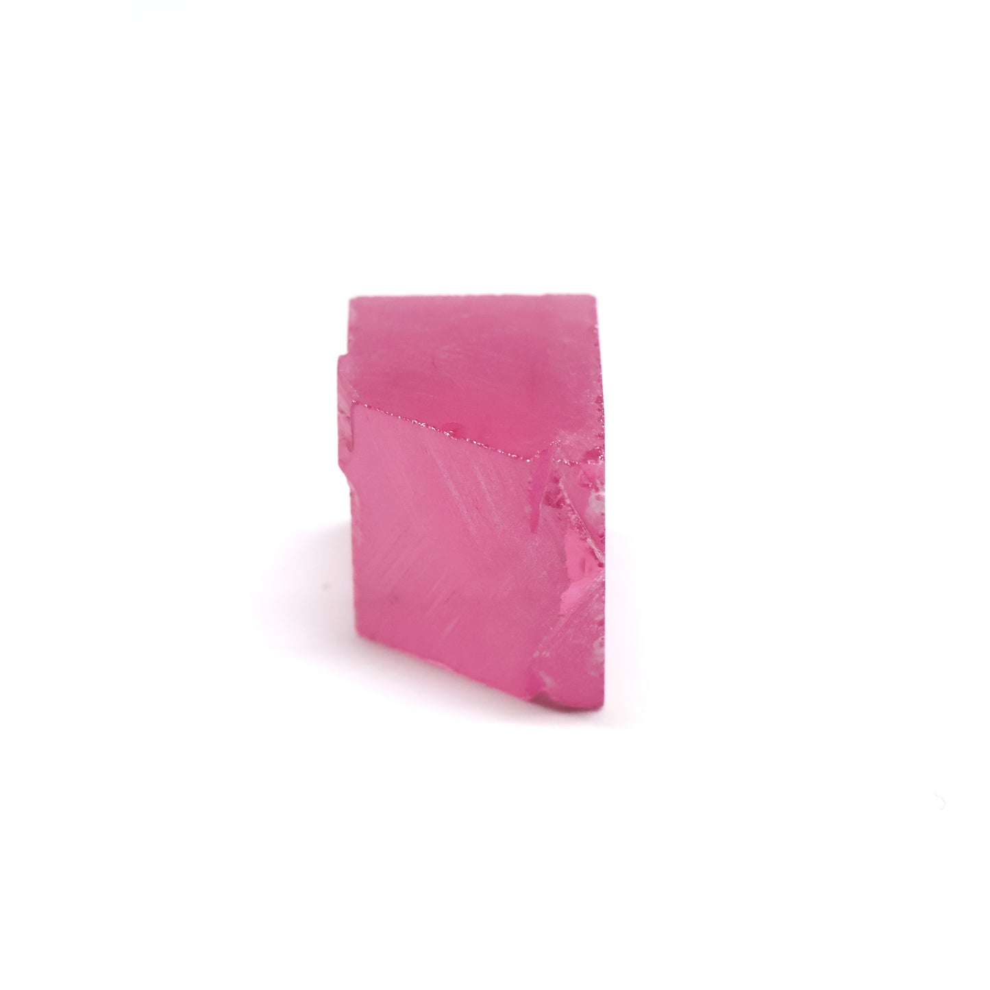 Pink Czochralski Pulled Sapphire - Grade A - Faceting Rough