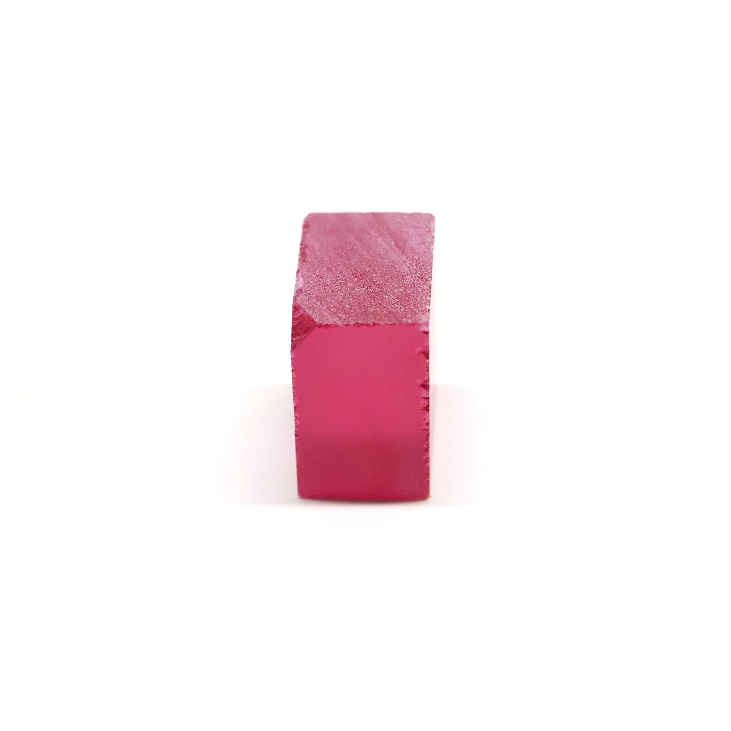 Titanium Pink Czochralski Pulled Sapphire - Grade A - Faceting Rough