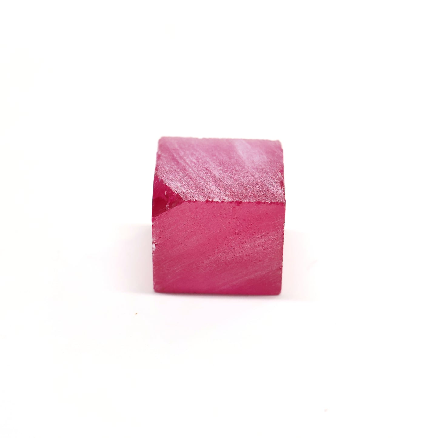 Titanium Pink Czochralski Pulled Sapphire - Grade A - Faceting Rough