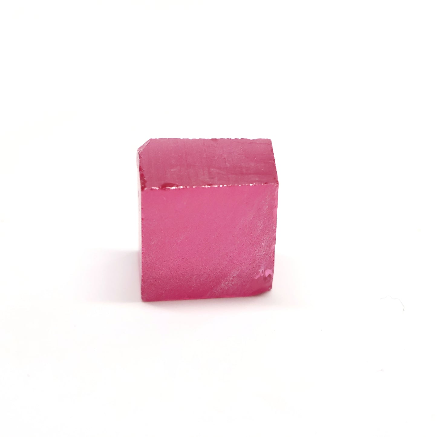 Titanium Pink Czochralski Pulled Sapphire - Grade A - Faceting Rough