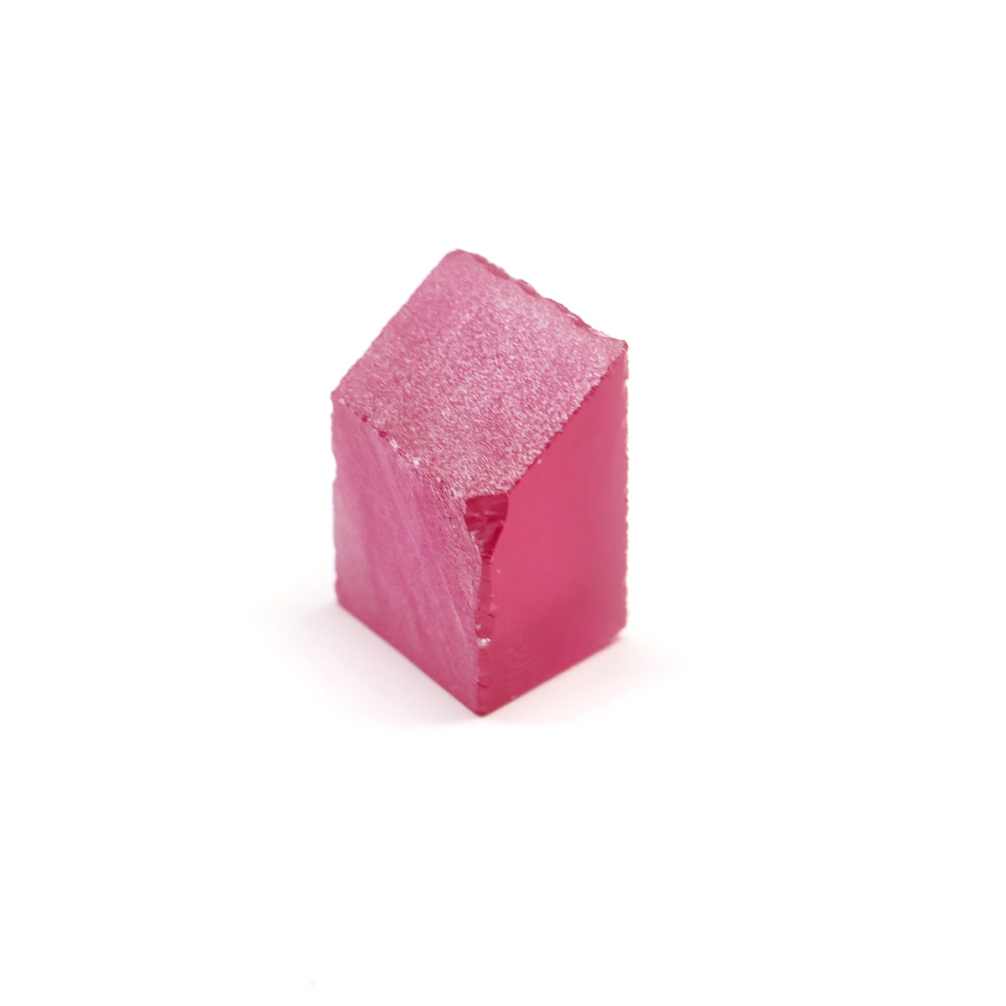 Titanium Pink Czochralski Pulled Sapphire - Grade A - Faceting Rough