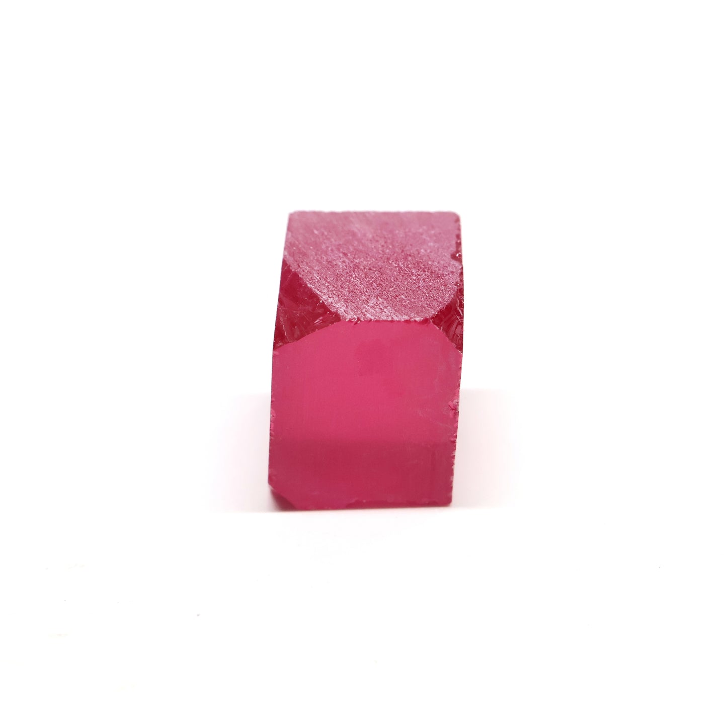 Titanium Pink Czochralski Pulled Sapphire - Grade A - Faceting Rough